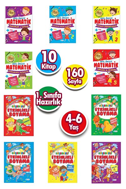 Genel Markalar Okul Öncesi Matematik Çalışmaları Ve Eğitici Etkinlikli Boyama...
