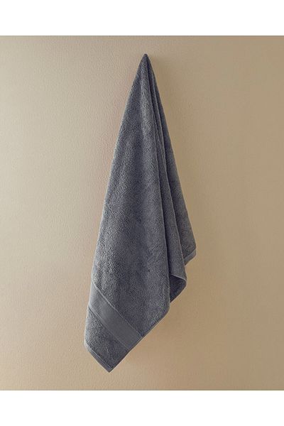 English Home Poffy Soft-Premium Dark Gray Cotton Bath Towel