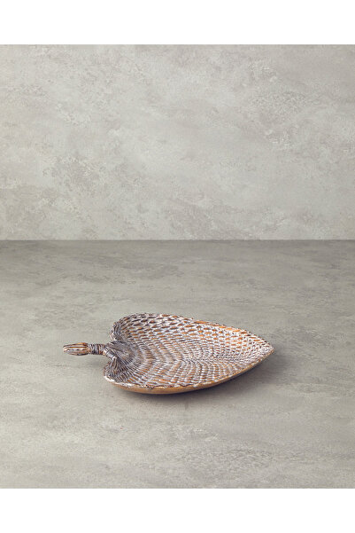 English Home Bonito Polyresin - Decorative Brown Plate