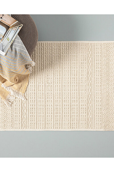 English Home Thore Pamuklu Kilim Krem