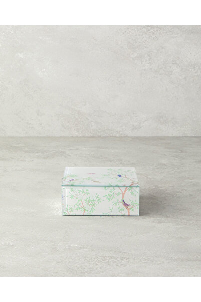 English Home Sakura Garden Cam Dekoratif Kutu Krem