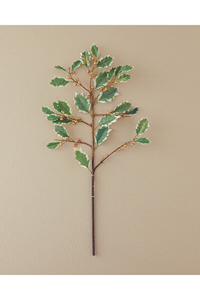 English Home Berry Leaves Tek Dal Yapay Çiçek Kırmızı