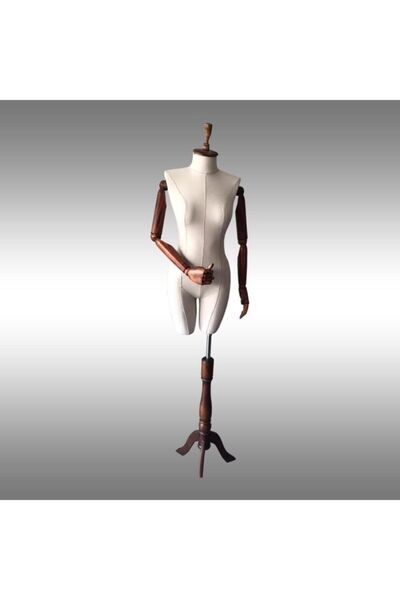 TERZİ DÜKKANI Ahşap Kollu Paçalı Kukla Manken