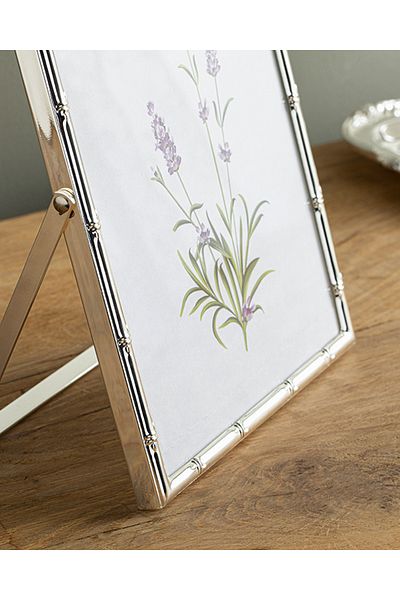 English Home Bamboo Metal Frame - Silver Color