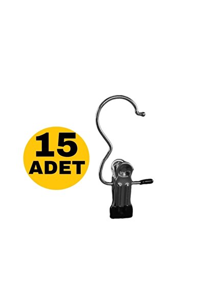 ZIKZAK Mandallı Eşarp Askısı 15 Adet
