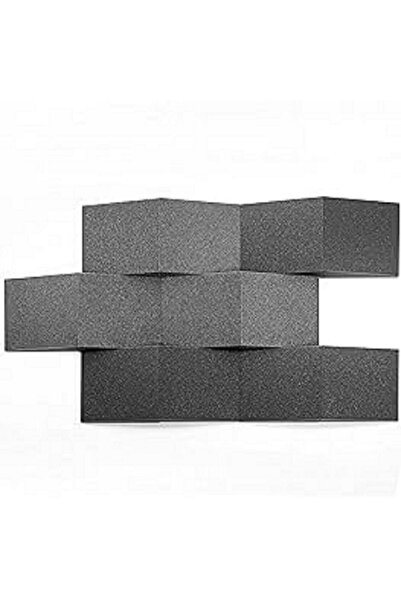 Turkish Acoustic 6 Adet 3d 30x60cm Akustik Kumaş Kaplı Dekoratif Paneller