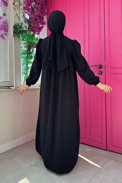 Bym Fashion Μαύρο φόρεμα βρεφικής μητέρας - Μοντέλο 3896