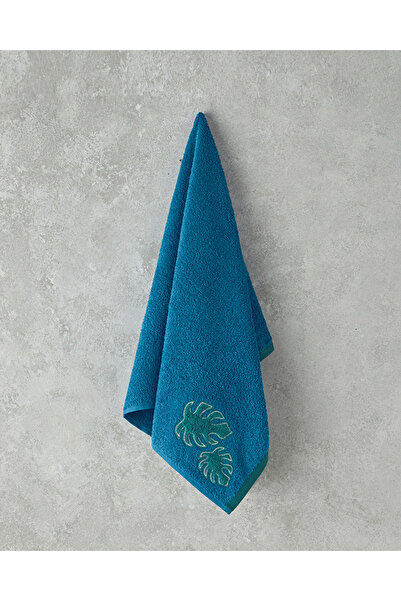 English Home Худ Пальмовий Бавовняний Рушник для Обличчя Синій - Зелений