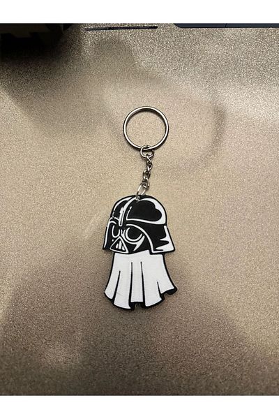three3dprints Darth Vader Ghost Casper Keychain