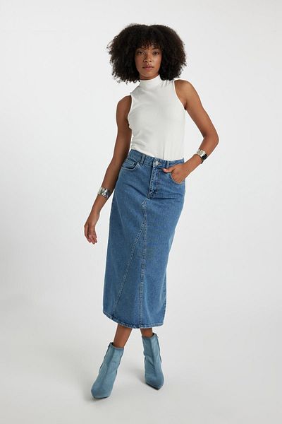 DeFacto Long Fit Jeans - Hosszú szoknya B2275ax23wn