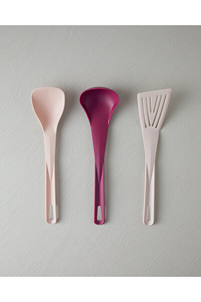 English Home Mix Me Plastik 3 Parça Servis Seti Pembe