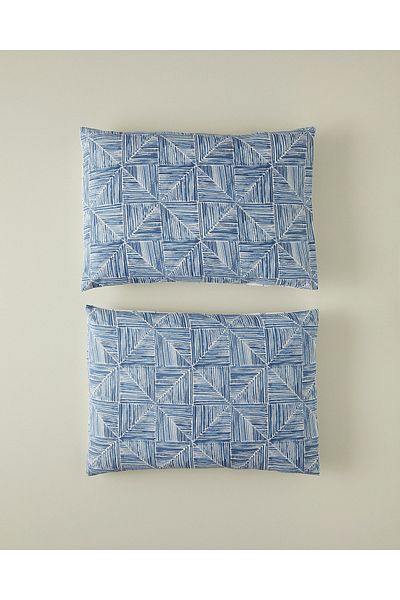 English Home Blue Diamond 2-Piece Pillow Set - Englısh Home Modern