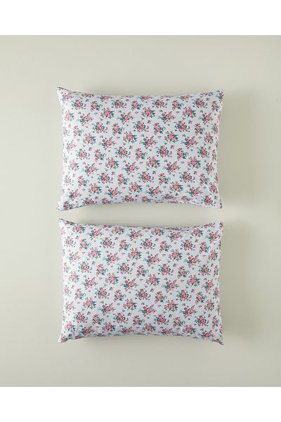 English Home Set de fete de pernă Rose Harmony Blue din 2 piese