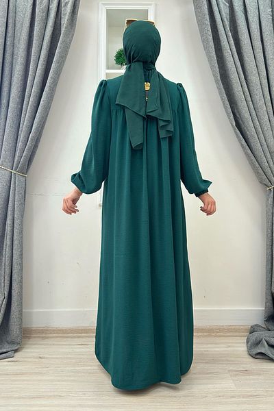 Bym Fashion Emerald Mother Dress with Baby - Model 3896