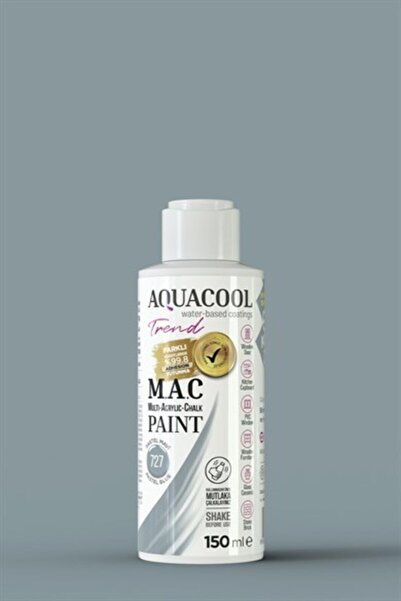 Aquacool Trend Mac Boya 727 Pastel Mavi 150ml