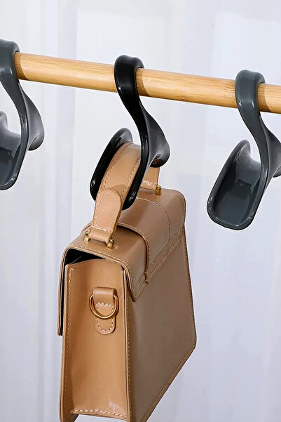 w walzen Çanta Askısı Şal Askılığı Dolap Içi Organizer Askılık Antrasit Renk ...