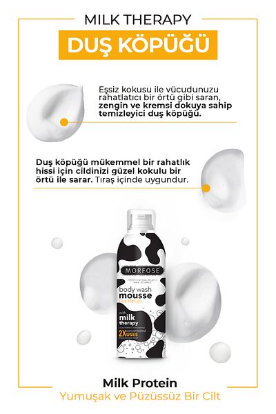 Morfose Milk Therapy Body Shower Foam 200 ml