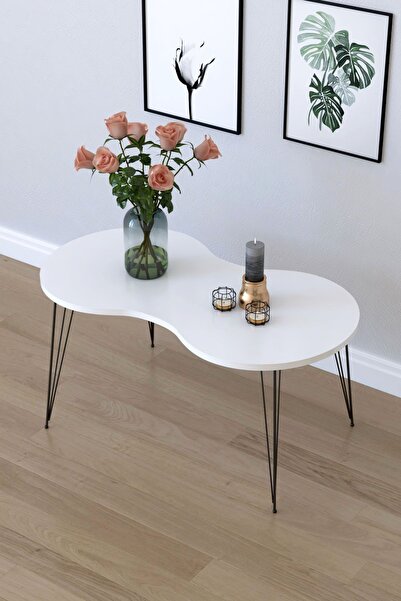 Remaks Elit Londra Orta Sehpa Orta Masa - Beyaz