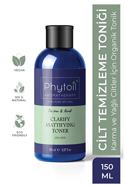 phytoil Organik Karma ve Yağlı Ciltler İçin Arındırıcı Tonik – Clarify Mattifying Toner 150 ml