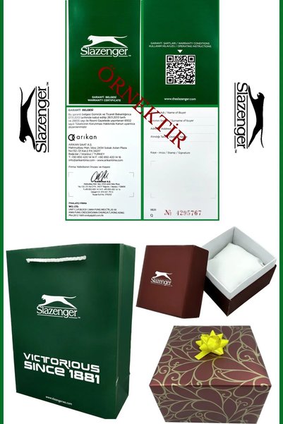 Slazenger Special Design Rhinestone Silicone Cord 3 Atm Waterproof Women's Wristwatch