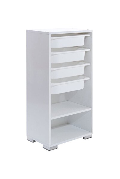 Remaks Mutfak Dolabı 4 Sepetli Çok Amaçlı Dolap - Beyaz