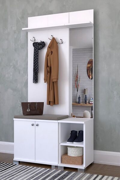 Remaks Urla portmanto beyaz