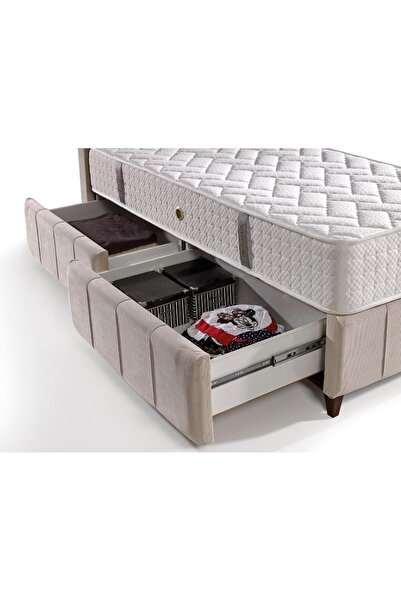 Mobilya Dükkanım Md Polo Çekmeceli 90x200 Tek Kişilik Baza Gm11751