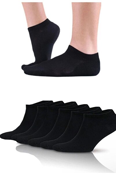 İkonik Socks Șosete pentru bărbați din bumbac premium, 6 perechi, negre - (40...