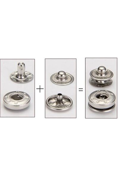 AiryFooT Καρφιά 12,5 mm 54 PLUMPS 25 σετ Νικέλιο (ΑΣΗΜΕΝΙΟ) Χρώμα