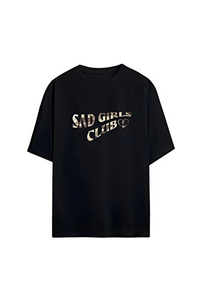 Adrift Unisex Klub Tužnih Devojaka Oversize kroj T-shirt - Dizajnirano