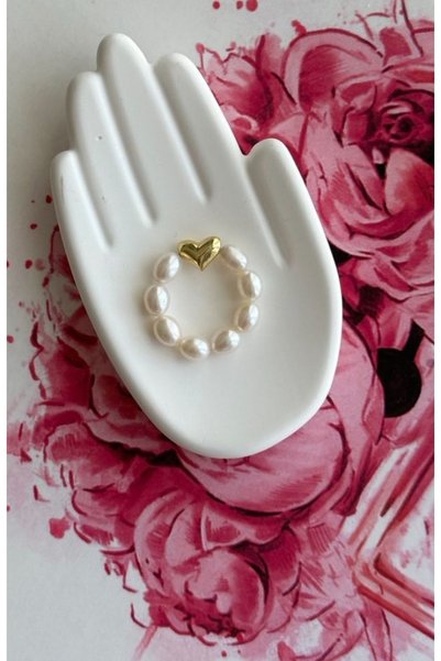 miragelandjewellery Hakiki İnci Yüzük