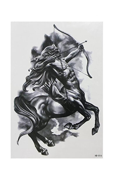 Tattoo Gerçekci Geçici Dövme Savaşcı Dövme Etiket Kadın Erkek Kol Bacak