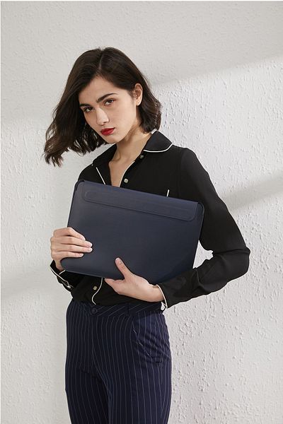 WIWU McStorey Laptop Bag Macbook Air Pro 15inc Leather Handbag Notebook Case
