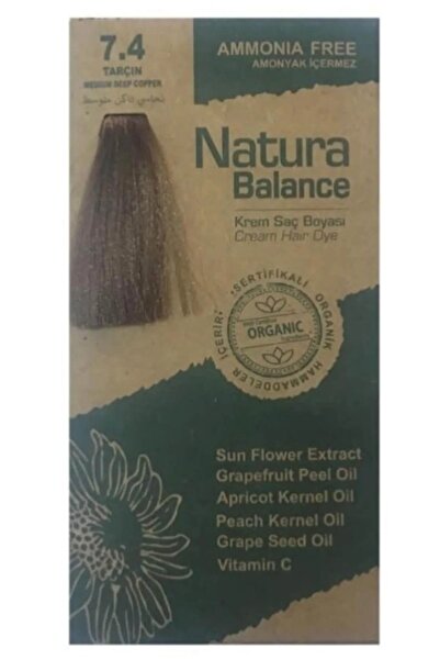 NATURABALANCE Natura Balance 7.4 Tarçın Organik Krem Saç Boyası