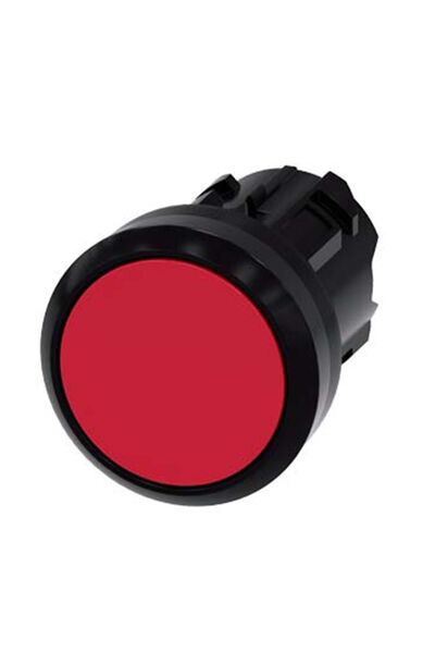 Siemens 22mm Plastik Kırmızı Yaylı Buton Kafası,3su1000-0ab20-0aa0