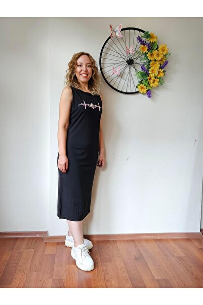 MADAME MELEK Φόρεμα με λεπτομέρεια με χοντρό λουράκι