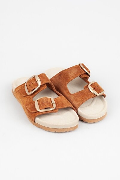 Adım Adım Справжні шкіряні жіночі капці - подвійна застібка, для щоденного використання