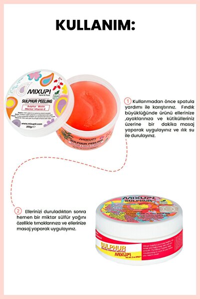 Mixup Ayrılmaz 2'li Sulphur Tırnak Bakım Seti