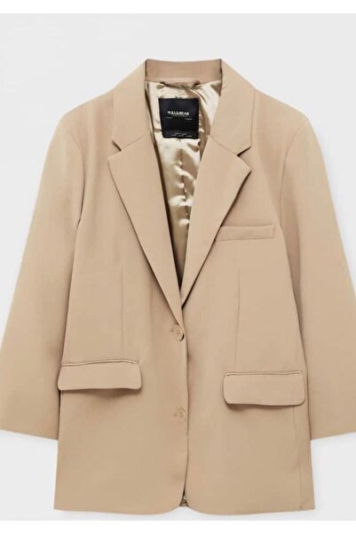 PULL&BEAR katlı yaka maskülen blazer