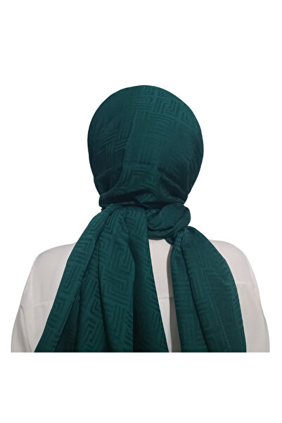 Levidor Blue Jacquard Shawl