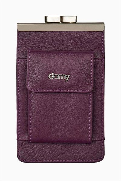 DAMY Genuine Leather Cigarette Holder 702 Mother's Day - Plum