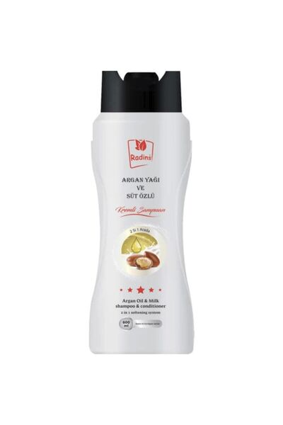 Radins Radıns Argan Yağı Ve Süt Özlü Kremli Şampuan