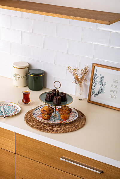 Emsan 21x29 cm Hasbahçe Enamel Layered Cookie Holder