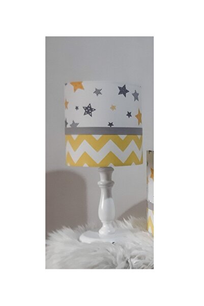 happy babies Starry Yellow Zigzag Children's Room Lampshade