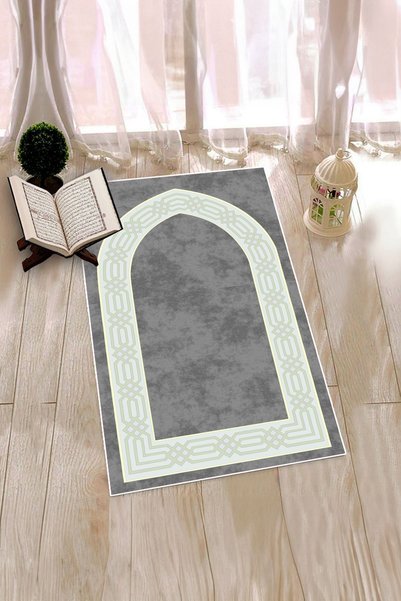 EY HOME Digital Printed Washable Simple and Stylish Prayer Rug 70X130 cm