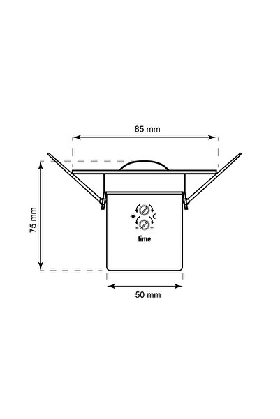 WONDEKS Sıva Altı Hareket Sensör