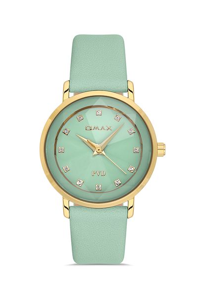Omax Leather Women's Watches 00ZEC004QE15