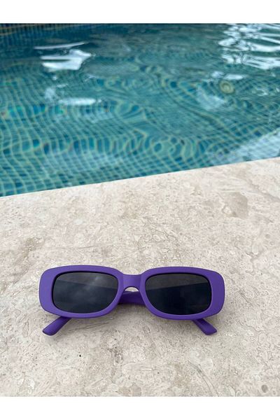 Jolly Kids 2024 Trendy Girl's Sunglasses - UV 400 Protection, Rectangular Design, 2-9 Years Old Boxed