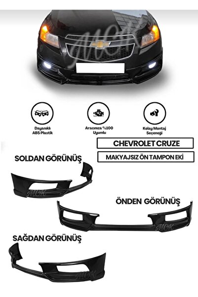 Genel Markalar Chevrolet Cruze Uyumlu Makyajsız Ön Ek plastik