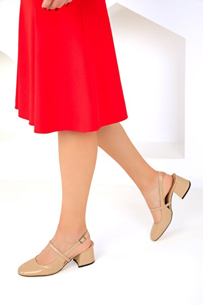 SOHO Dámské klasické boty na podpatku z lakované kůže 18037